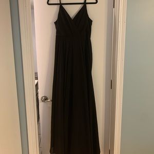 Lulu’s Black Floor Length Dress